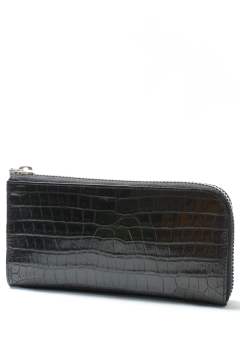 Aniary 90シリーズ リアル クロコダイルレザー クラッチバッグ ブラック Leon 11月号掲載 Bekku Homme