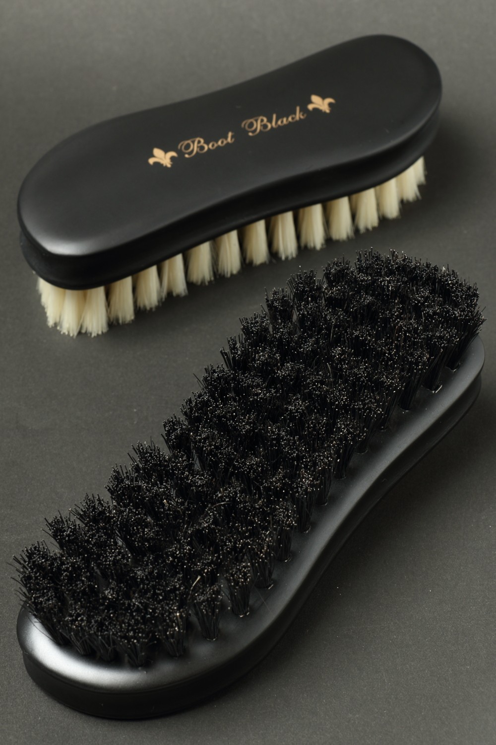 Bootblack ラスト1点 Boot Black 江戸屋 豚毛 靴ブラシ 汚れ落とし クリーム伸ばし 起毛用 Bekku Homme