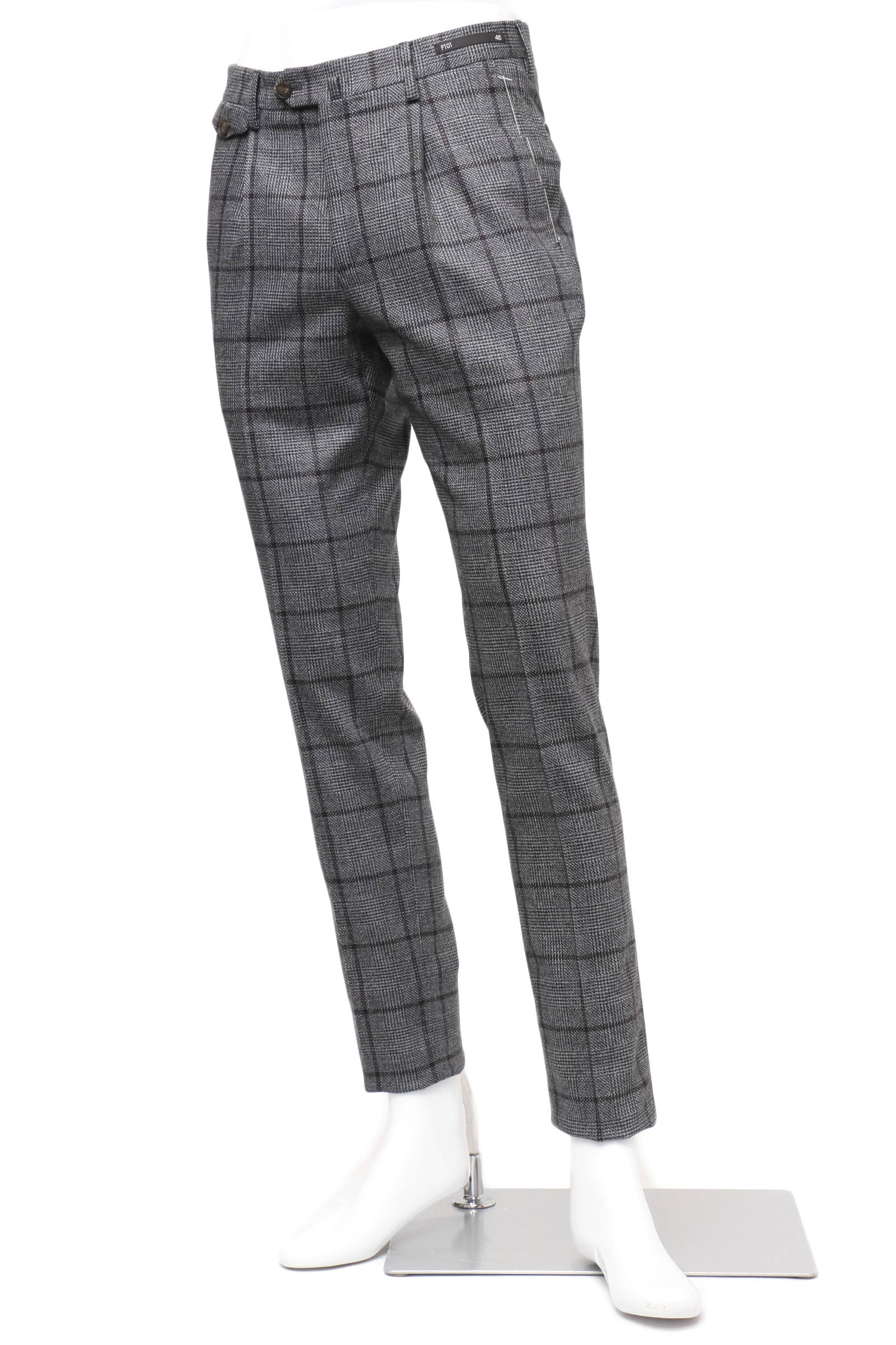 送料無料 早い者勝ち 送料関税込 Pt01 スラックス グレー チェック セール価格 公式 Www Kaneorthotics Co Nz