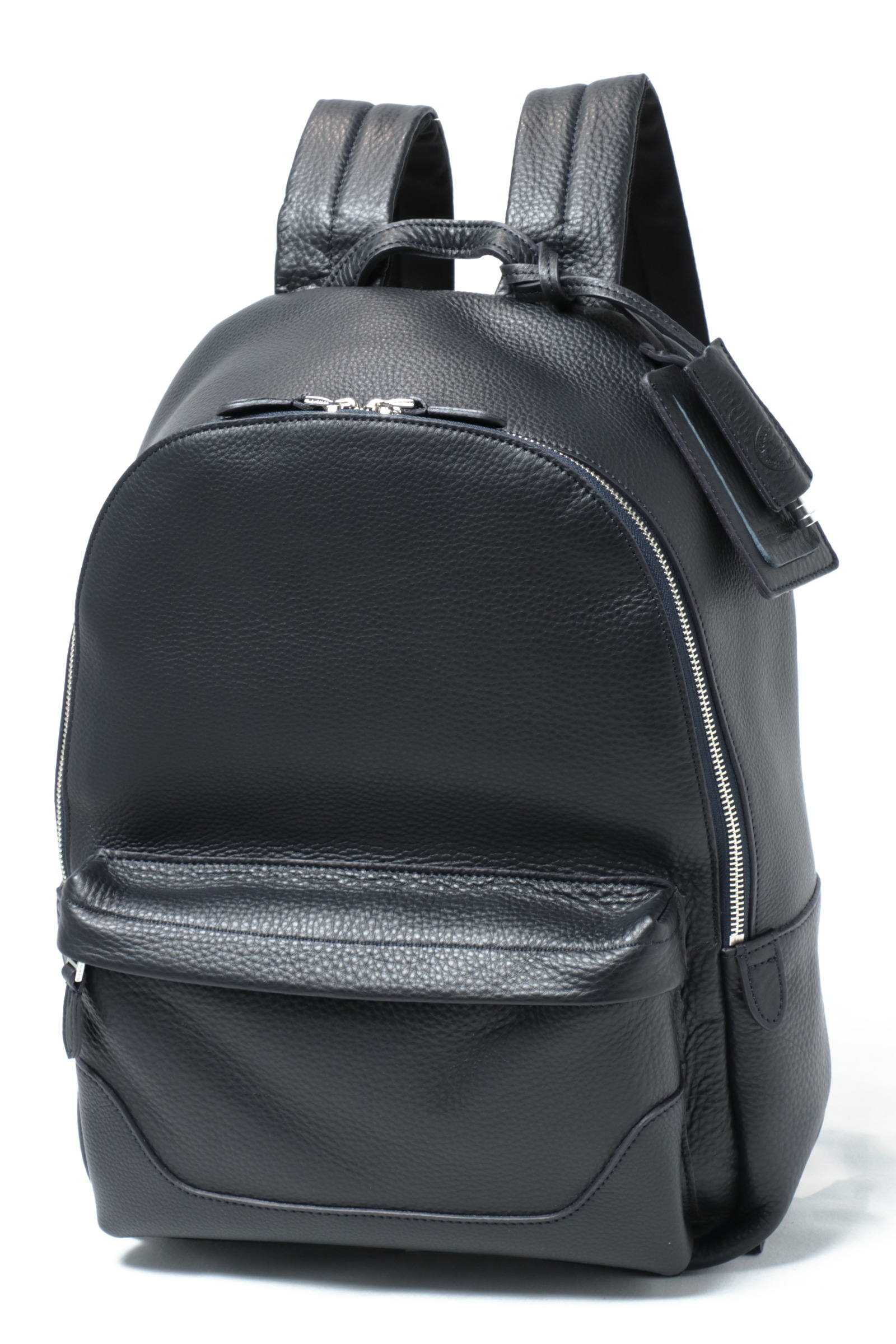 PELLE MORBIDA シュリンクレザーリュックネイビー バックパック