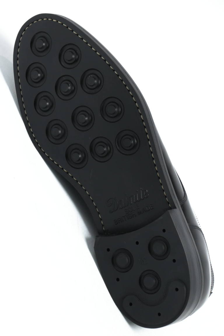 Jalan Sriwijaya ラスト1点 ハイシャイン ダイナイトソール 外羽根 Uチップ シューズ 革靴 ブラック Black Bekku Homme