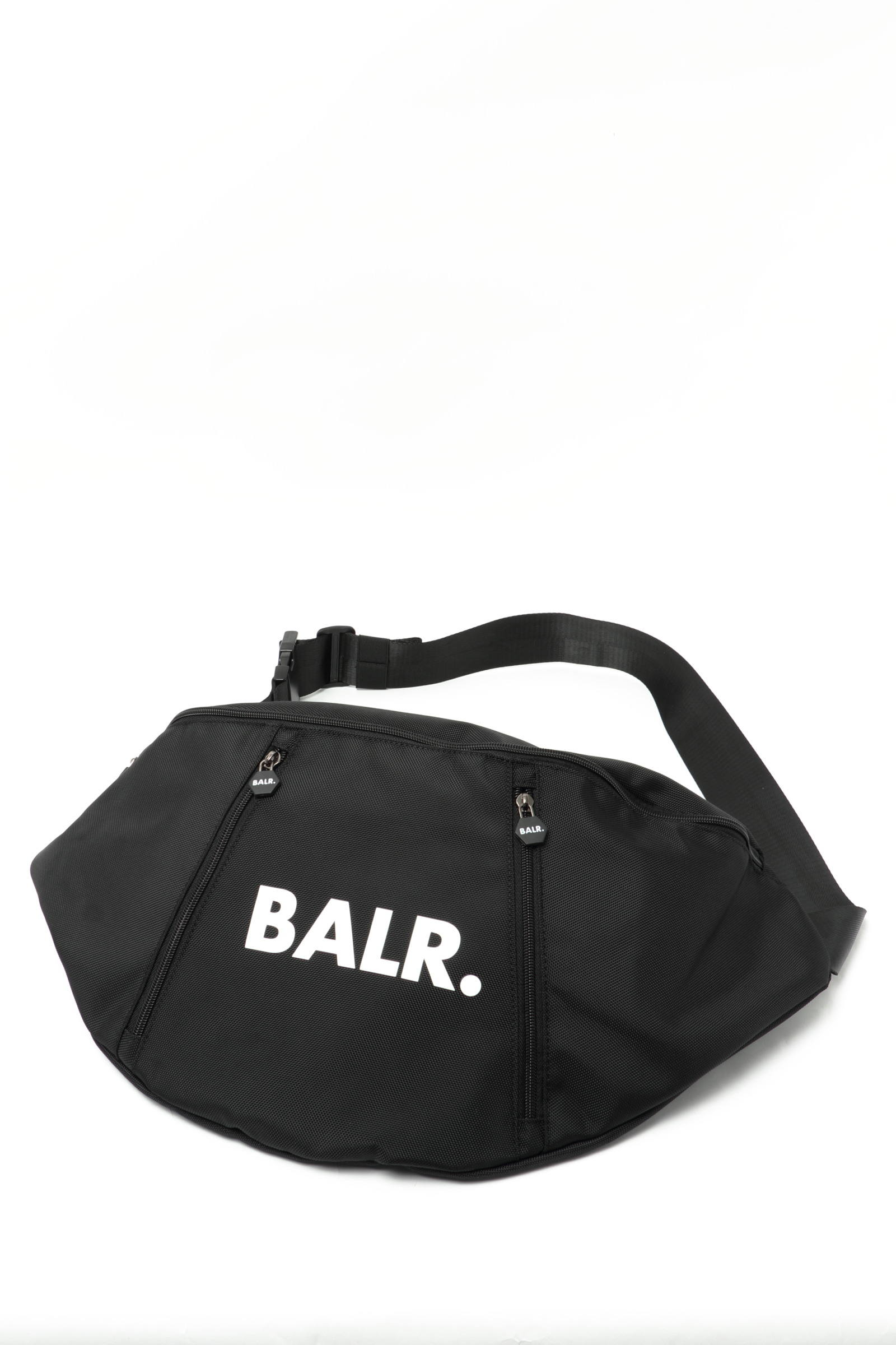 Balr 正規販売店 U Series Oversized Shoulder ナイロン ボディバッグ ブラック Bekku Homme